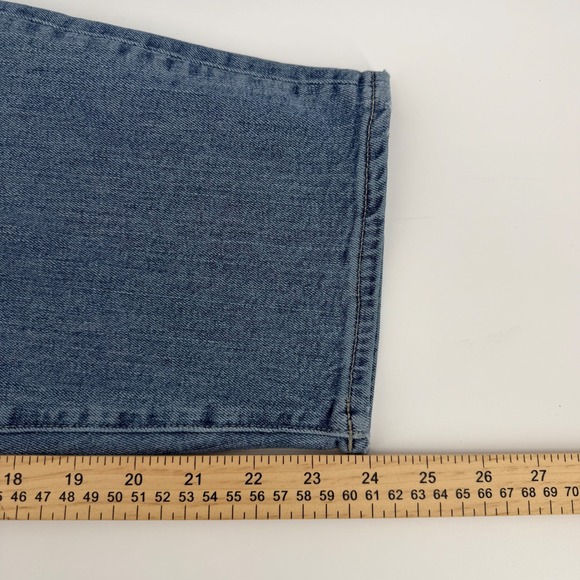 Madewell Balloon Jeans Women's Size 28P Light Wash Cotton Blend‎ Cropped - Picture 9 of 10